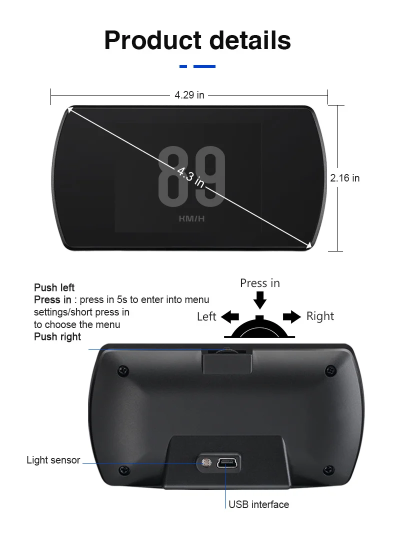 OHANEE-25  48 ڵ  OBD2  OBD  gps hud T812, ڵ   ÷ 2020  