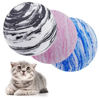 

3D Cat Dog Toy EVA Planet Texture Pet Play Balls Training Educational For Pet Cats Toys Interactive Ball Pet Supplies Wholesale