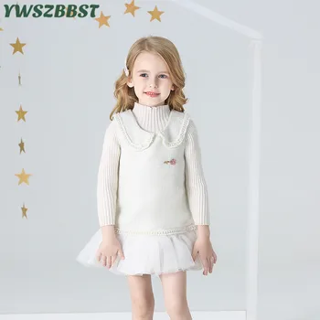 

Kids Dresses for Girls Sleeveless Plus velvet Flower Dress Spring Autumn Winter Baby Costume Princess Girls Dress Kids Clothes