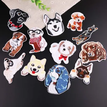 

Animal Heat Transfers Iron On Sew On Patches for Clothing DIY Clothes Stickers Decorative Applique Embroidery Patch cloth chapte