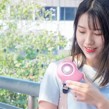 

Mini Portable Turbo Fan With Strap Desktop Outdoor Turbine Electric Cooling Fan USB Rechargeable for Outdoor Sport Use Supplies