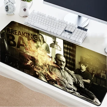 

Yuzuoan 900x400mm XL Mouse Pad Black Lock-edge Rubber Non-slip Table Mat Game Player Computer Keyboard Comfort Control Pad Large