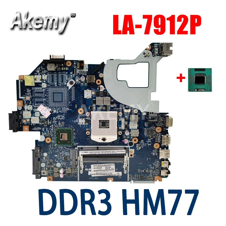 Для ACER Aspire E1-571G V3-571G V3-571 NV56R Q5WVH LA-7912P Материнская плата ноутбука Mainboard DDR3 Поддержка