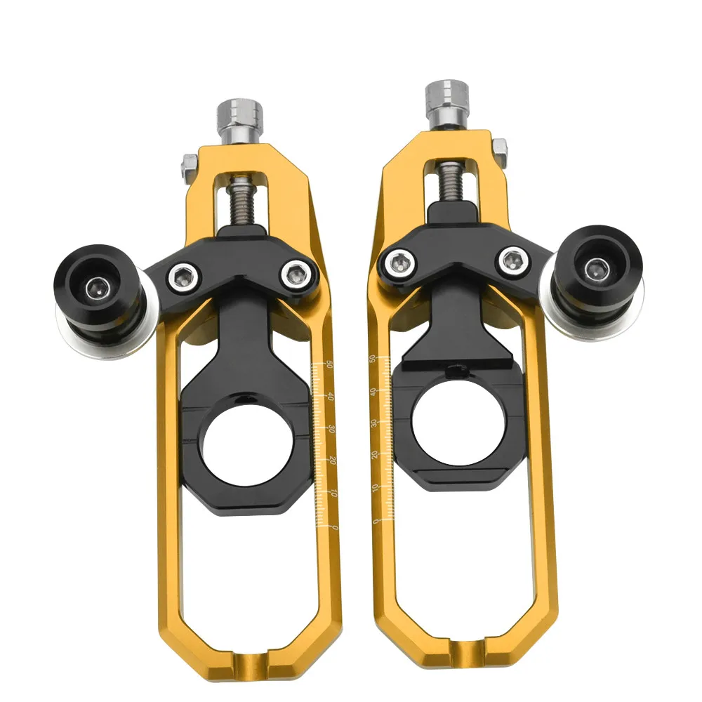 Натяжители задней цепи Catena w/катушки для Suzuki GSX-R GSXR 600 750 GSXR600 GSXR750 2006 2007 2008 2009 2010 - Цвет: Золотой