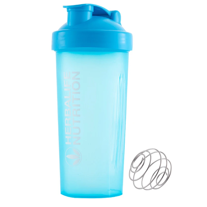 New 400ml 500ml Portable Herbalife Nutrtion transparent bicycle Leak-proof Sports Unbreakable Plastic Water Bottle Wholesales - Color: 600ml 2