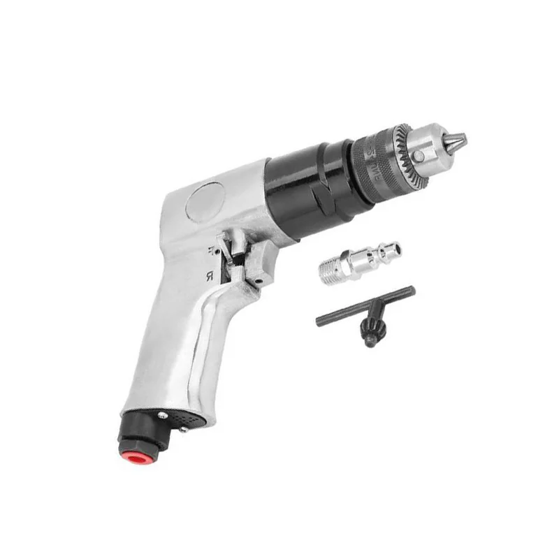 

3/8 High-speed Cordless Pistol Type Pneumatic Drill Reversible Air Drill Tools