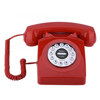 

telefono Retro Phone Vintage Antique Style Telephone Numbers Storage Clear Sound Retro Telephone for Home Office Business