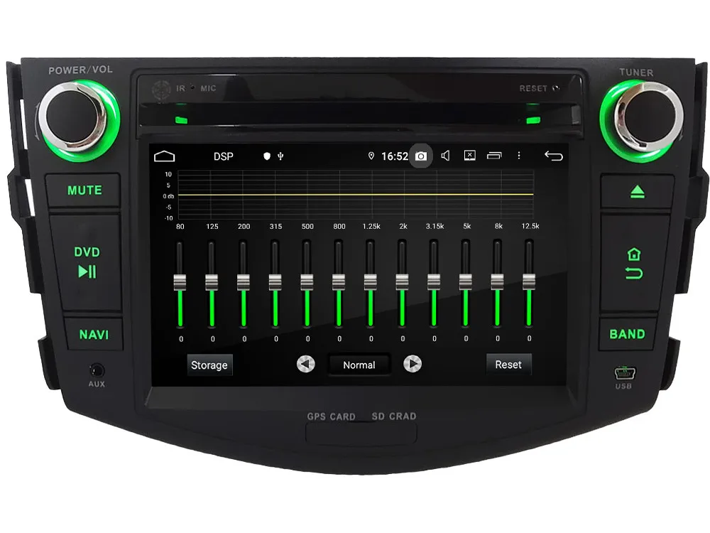 Perfect Klyde 4G WIFI Android 9 Octa Core 4GB RAM 64GB ROM DSP BT Car DVD Multimedia Player Radio GPS Glonass For Toyota RAV4 2006-2012 5