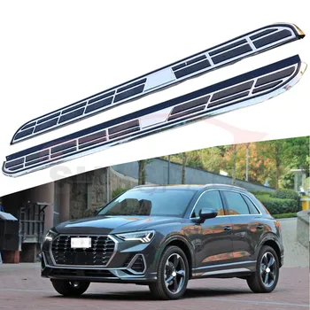 

KINGCHER Side step fits for Audi Q3 2019 running board nerf bar 2Pcs left right Aluminium side step side pedal