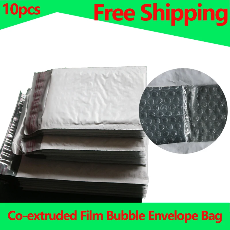 PE Bubble Bag Co-extruded Film Bubble Envelope Bag Shockproof Waterproof Express Packaging Bag Plastic Extruded Poly Bubble Pack afbeelding