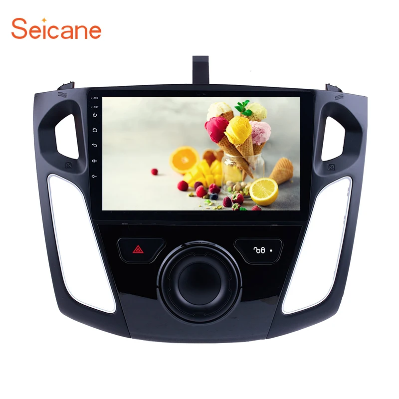 Seicane 2Din 1+ 16 Гб gps " Android 8,1 автомобильный Радио плеер Wifi стерео для Ford Focus 2011 2012 2013 Автомагнитола