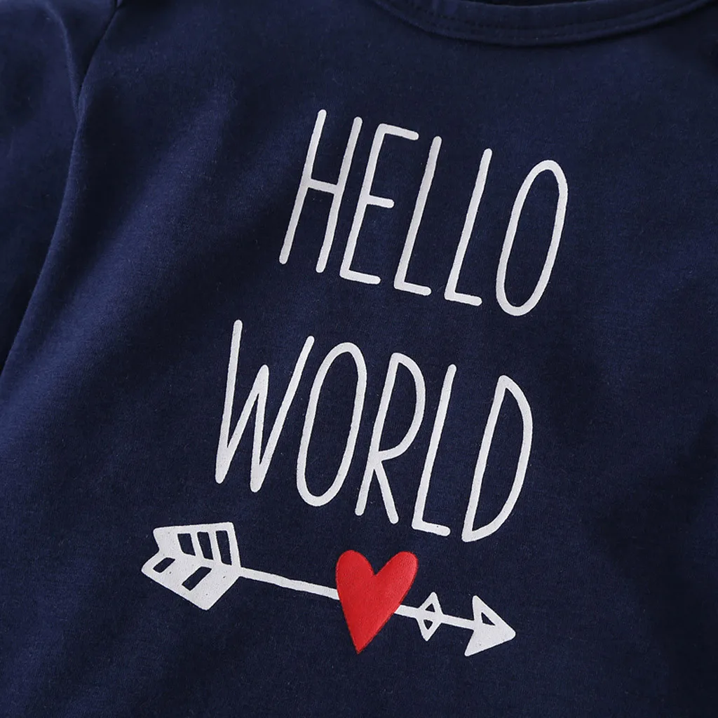 2020 Модный комбинезон для новорожденных младенцев мальчиков девочек с принтом