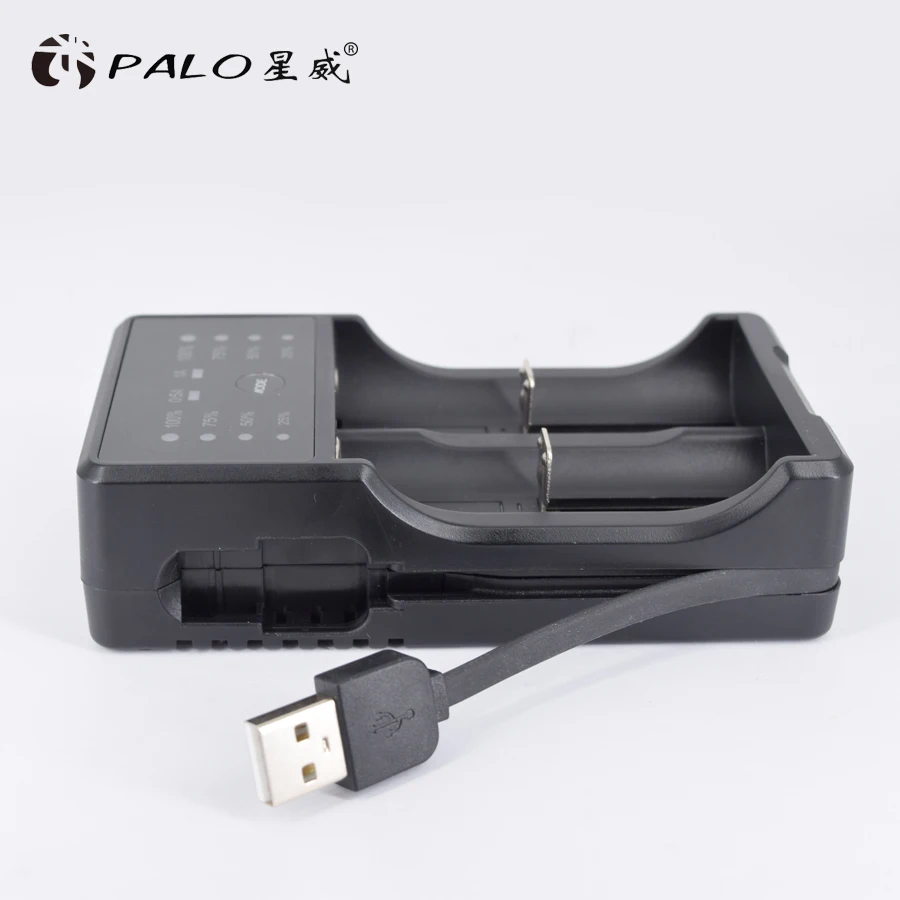Умное зарядное устройство Palo с USB со светодиодным дисплеем для никель