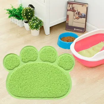 

New New Paw Shape Pets Feet Mat Placemat PVC Radiating Dog Cats Sleeping Feeding Pads 40cmX30xmX7mm