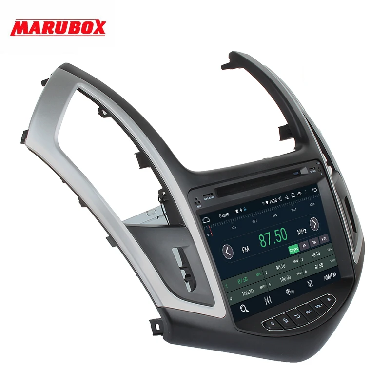 Штатная магнитола для Chevrolet Cruze, MARUBOX KD8087,Штатное головное устройство для Chevrolet Cruze 2012-, Android 9.0,Восьмиядерный процессор,встроенный DSP,IPS экран,Оперативная 4GB, Встроенная 64GB