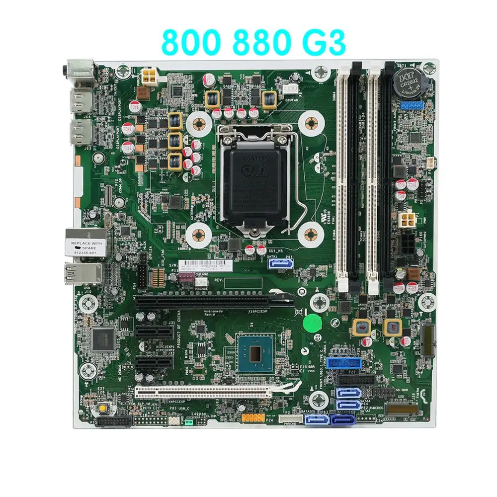 

Suitable for HP Elitedesk 800 880 G3 TWR Desktop Motherboard 912335-001 912335-601 901014-001 Mainboard 100% tested fully work