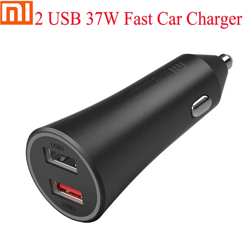Автомобильное зарядное устройство Xiaomi mijia быстрая зарядка один порт 27 Вт 37