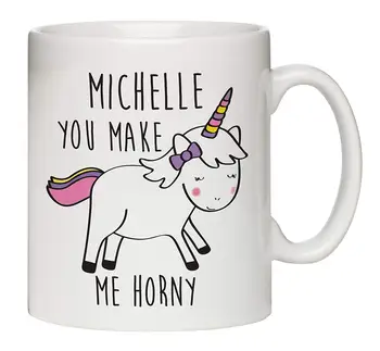 

You Make Me Horny Unicorn Mug