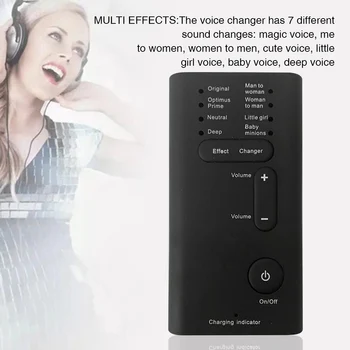 

Mobile Phone Gaming Karaoke Device Portable Audio Handhold Voice Changer Universal External Adapter Funny Sound Effects Calling