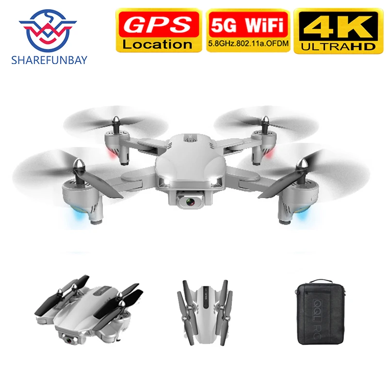 

2020 NEW GPS Rc Drone With 4K Camera RC Quadcopter Drones HD drone 4k profesional 5G WIFI FPV Foldable Dron Helicopter Toy