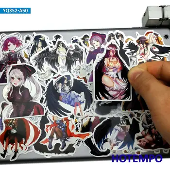 

50pcs Bones Magic Makes Skull King of the Undead Anime Stickers Toys for Mobile Phone Laptop Suitcase Skateboard Cartoon Sticker