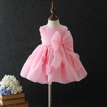 

1946Tutu Embroidery Princess Baby Girl Dress 2020 Spring Party Wedding Easter Day Kid Dress For Girl Wholesale Child Clothes