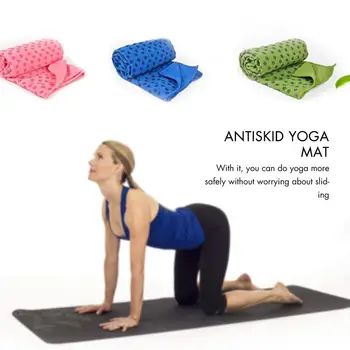 

Non-slip Yoga Mat Towel absorb sweat prevent the inhalation of bacteria safety and comfort of the movement