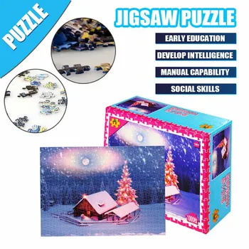 

1000pcs Puzzle Jigsaw For Adults Children Games Baby Early Educational Toys Kids Holiday Gift Landscape Puzzles Toys Home Decor