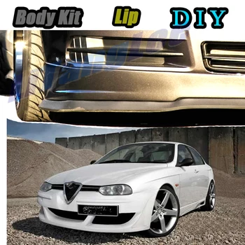 

Car Bumper Lip Front Spoiler Skirt Deflector For Alfa Romeo 156 AR 1997~2007 Tune Car Modification Modified Body Kit Lips