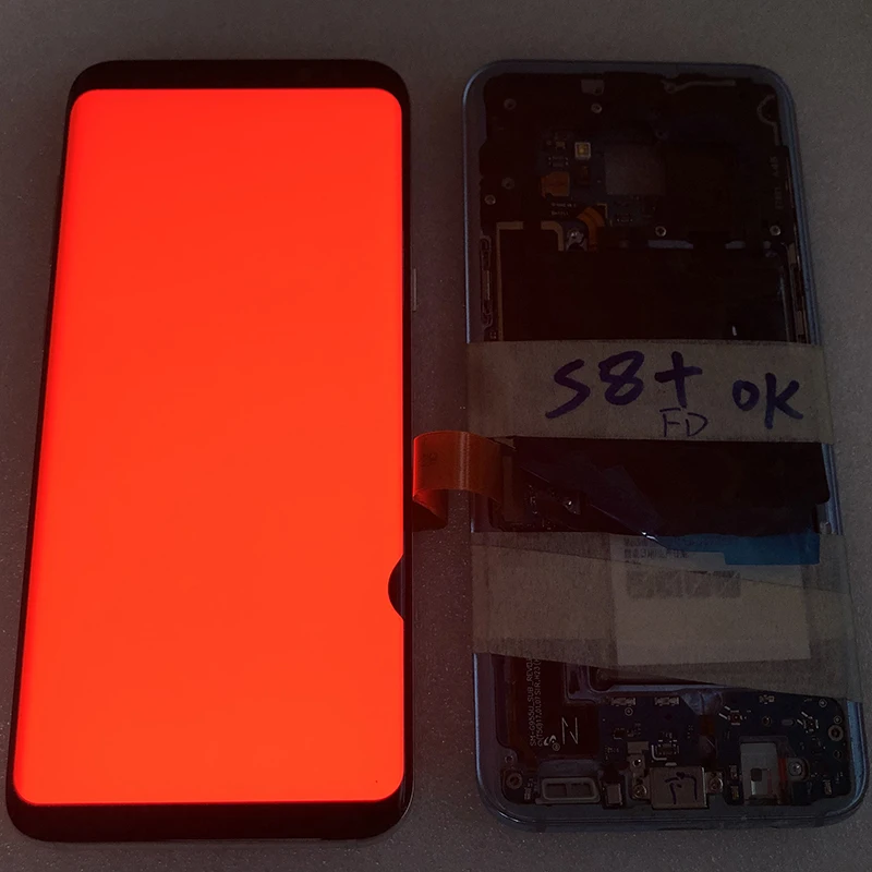 Dot Super AMOLED ЖК-дисплей сенсорный экран в сборе для samsung galaxy S8 S9 Plus NOTE 8 EDGE экран Замена Ремонт