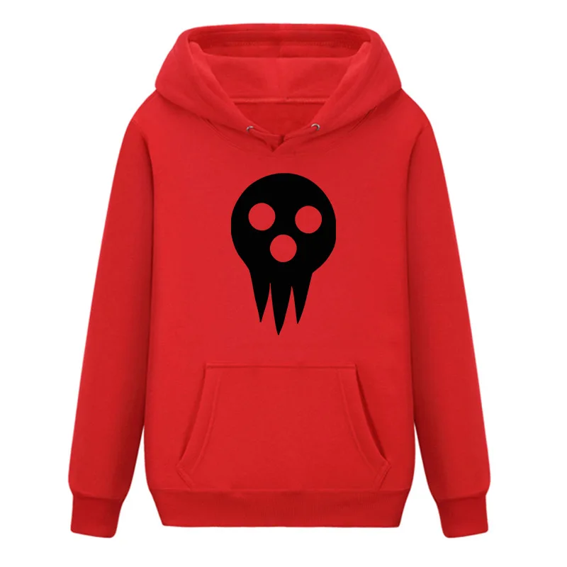 Из мультфильма, популярная яркая детская одежда с рисунком персонажей Soul Eater одежда с длинным рукавом со светящимся кофта с капюшоном на тему смерти Повседневное пот СВОБОДНЫЙ Модный популярный пуловер с капюшоном топы - Цвет: 10