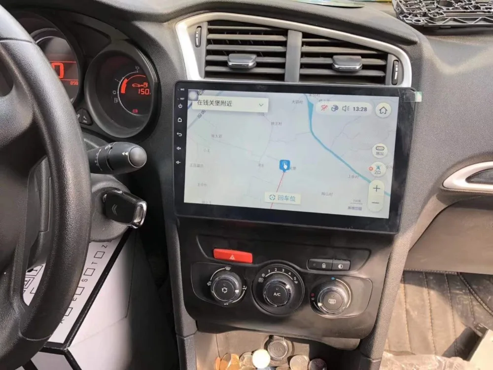 Perfect ChoGath 10.2 Inch Quad Core car Multimedia Player  Android 8.0 car radio GPS Navigation for Citroen C4L  2013-2017 with canbus 1