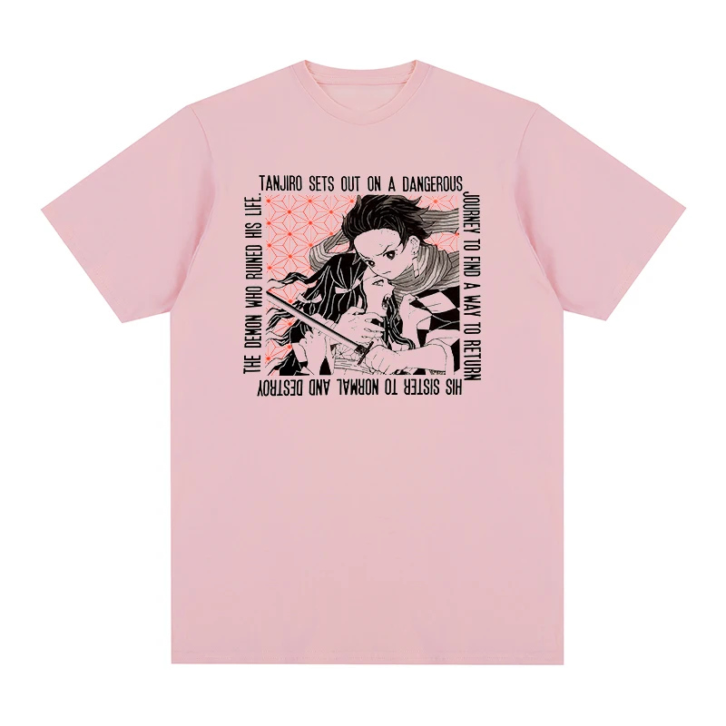 Demon Slayer Hot Japanese Anime T-Shirt Cotton Men T Shirt New Tee Tshirt Womens Tops