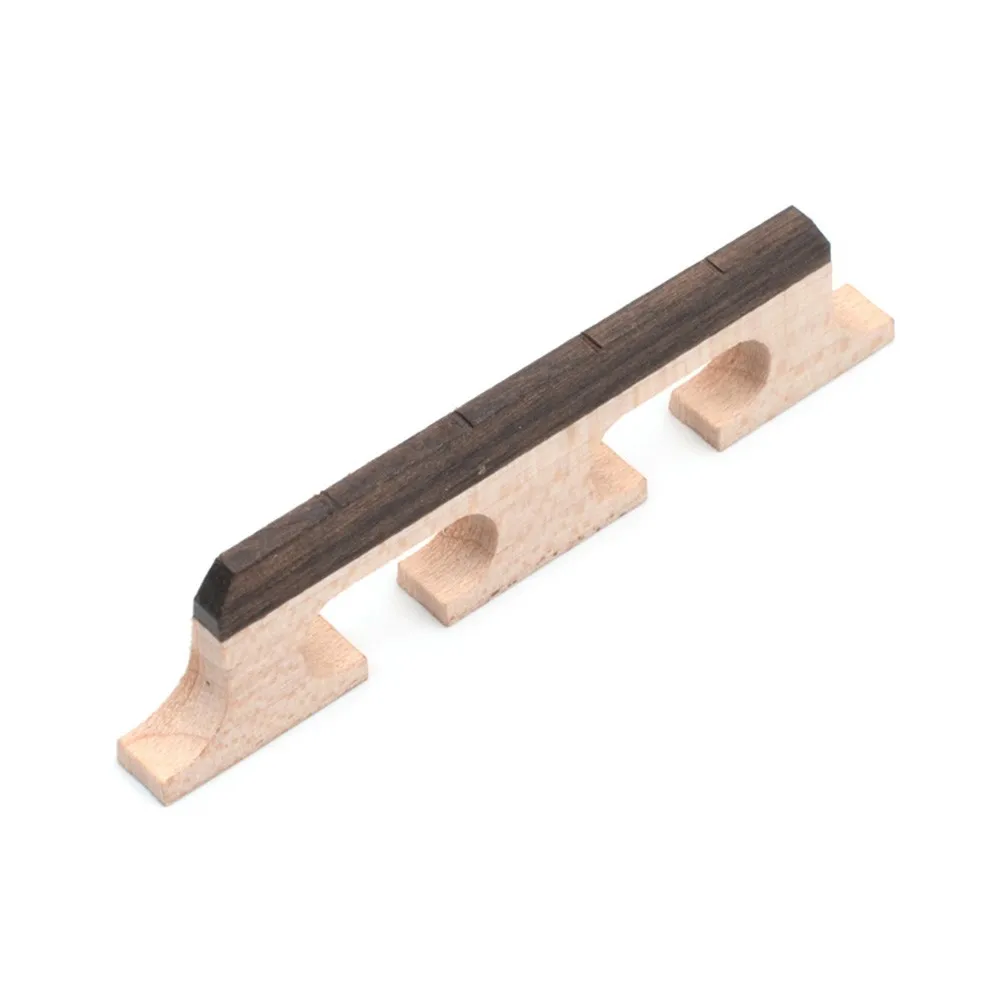 

Maple And Ebony 3 Footed Banjo Bridge Ebony And Maple For 4 5 6-String Banjos Parts 3-legged Model Replacement