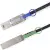 QSFP (SFF-8436) - MiniSAS (SFF-8088) DDR Hybrid SAS Кабель, 100 Ом, 1 м(3,3 фута)