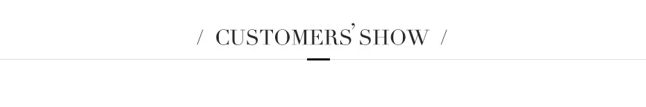 CUSTOMERS SHOW标题