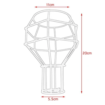 

Iron Wire Cage Hanging Lamp Shade Wedding Party Light Chandelier Pendants Home Ceiling Lampshade Decor