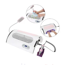 4 в 1 многофункциональная электрическая дрель для ногтей пилочка для ногтей дрель ручка Набор для дизайна ногтей пылесборник, 54 Вт УФ светодиодный сухие ногти