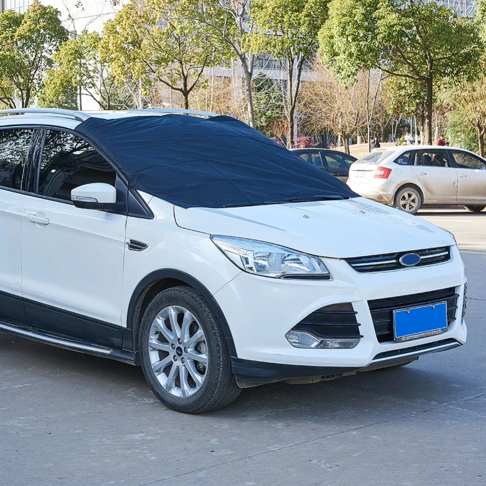 Автомобильный солнцезащитный козырек для лобового стекла автомобиля Снежный чехол водонепроницаемый ветрозащитный пылезащитный чехол для улицы