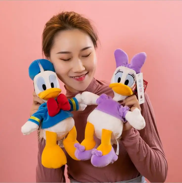 100% Оригинальная кукла Disney 30 см Микки Маус Минни Дональд Дак Дейзи мягкие игрушки