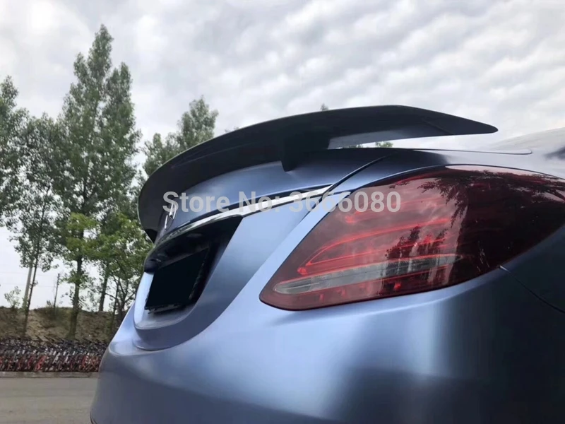SHCHCG для Mercedes Benz W205 седан C Class C180 C200 C250 C260 W205 углеродного волокна спойлер на задний багажник, крыло