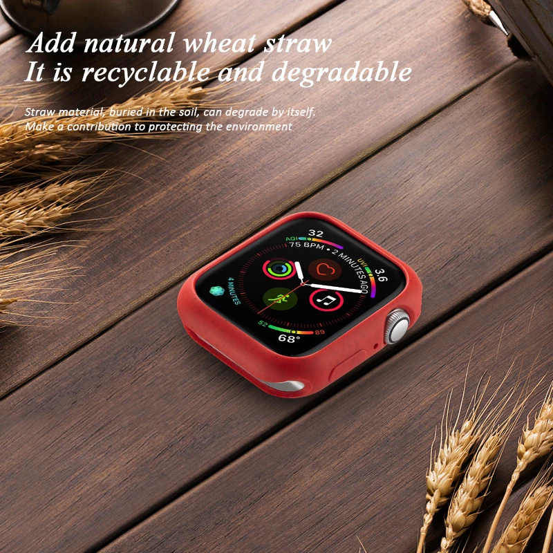 Бампер для Apple Watch Series 5 4 3 2 1 TPU чехол для iWatch 40 мм 44 мм 42 мм 38 мм защитный чехол силиконовый чехол рамка ремешок
