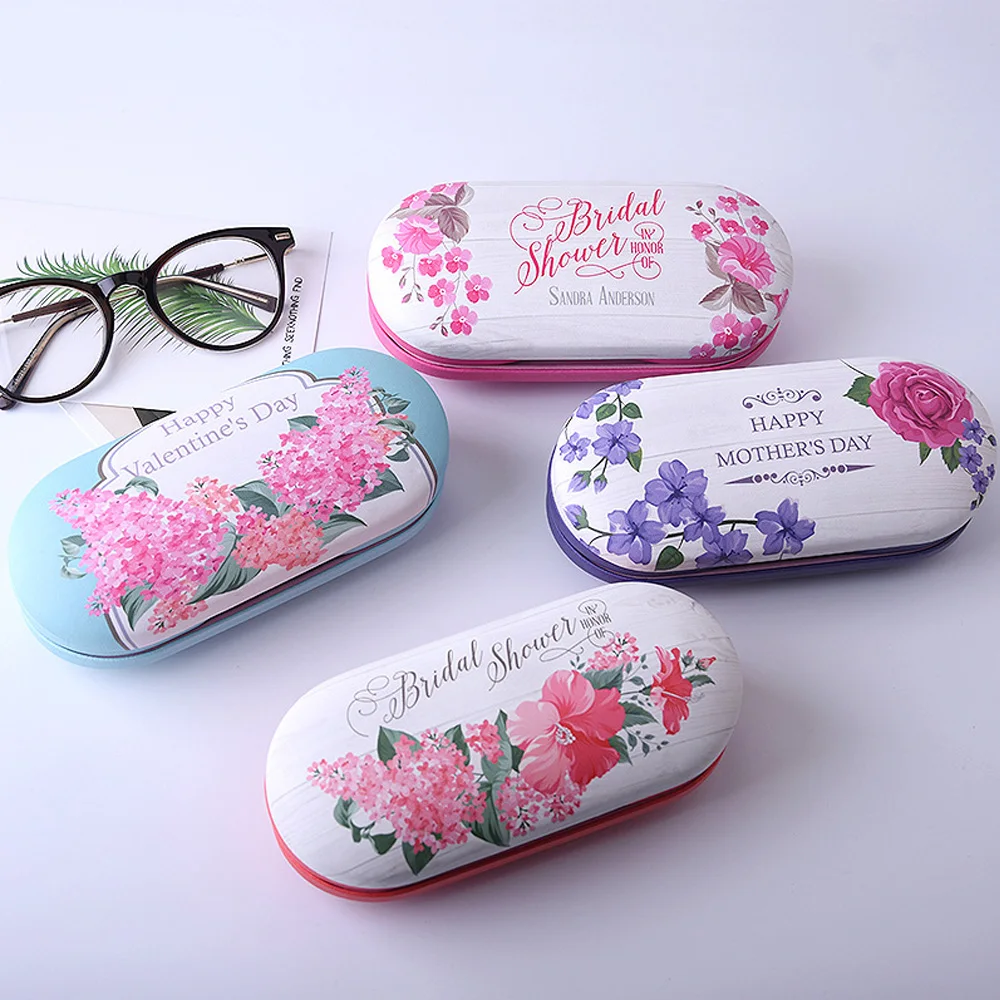 Cute Chinese style Contact Lens Case Dual Use full function Convinent Glasses Box Leather Contact Lenses 1