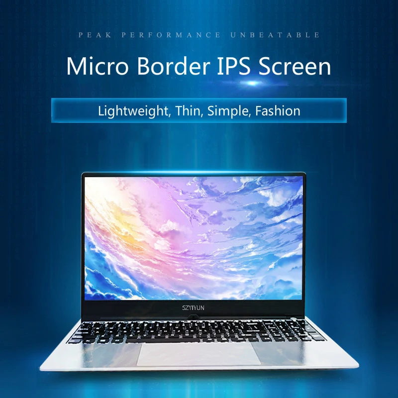 i7 Intel Metal Laptop 12GB RAM Windows 10 Business Office Notebook 1920*1080P IPS Portable PC Computer Student Netbook ноутбук