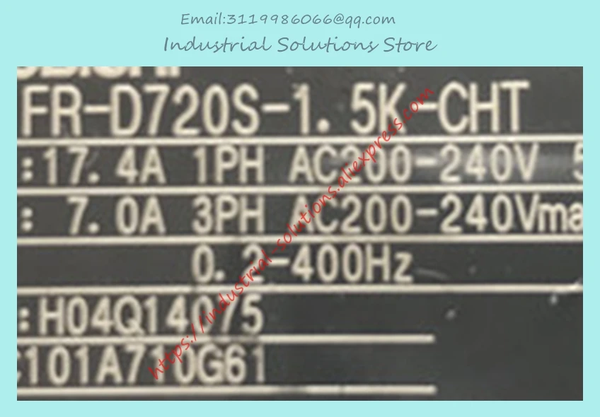 Простой тип инвертор частоты FR-D720S-1.5K-CHT 7А 0,2 кВт 400~ Гц