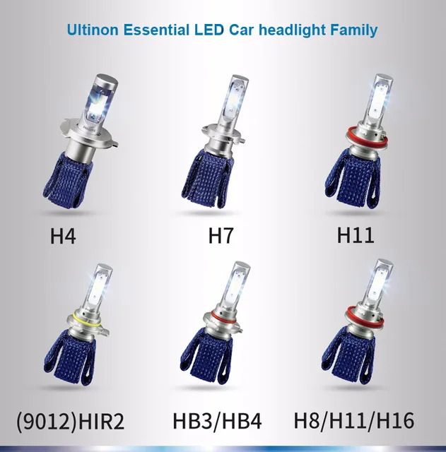 2X Philips Ultinon Essential LED Kit 6000K 12V H4 9003 HB2 Headlight LED  Genuine Car High Low Beam 100% More Bright 11342UEX2 - AliExpress