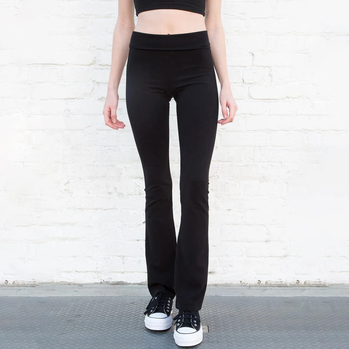 Cotton High Waisted Yoga Pants