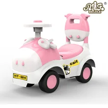 Дети могут сидеть, чтобы кататься на музыкальной игрушке, Детская четырехколесная скользящая мощная прогулочная коляска