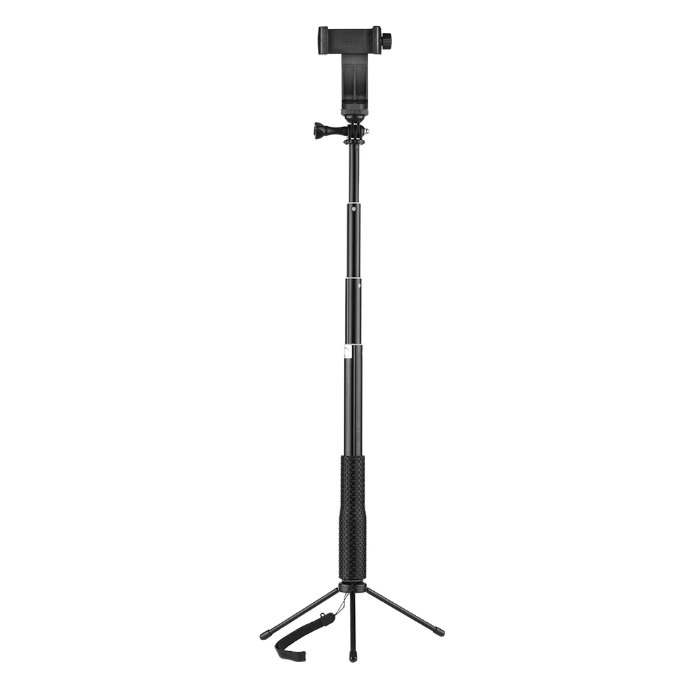 Телескопическая селфи-палка для GoPro Hero 5/4/3+/3 Экшн-камеры Ricoh Theta S, M15 цифровых зеркальных фотоаппаратов и 60-100 мм Ширина смартфонов