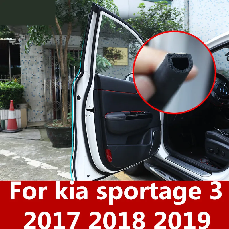 Резиновая уплотнительная лента для kia sportage 3 2017 2018 2019|Хромирование| |